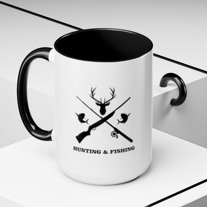 Hunting/Fishing 2-Tone Coffee Mug