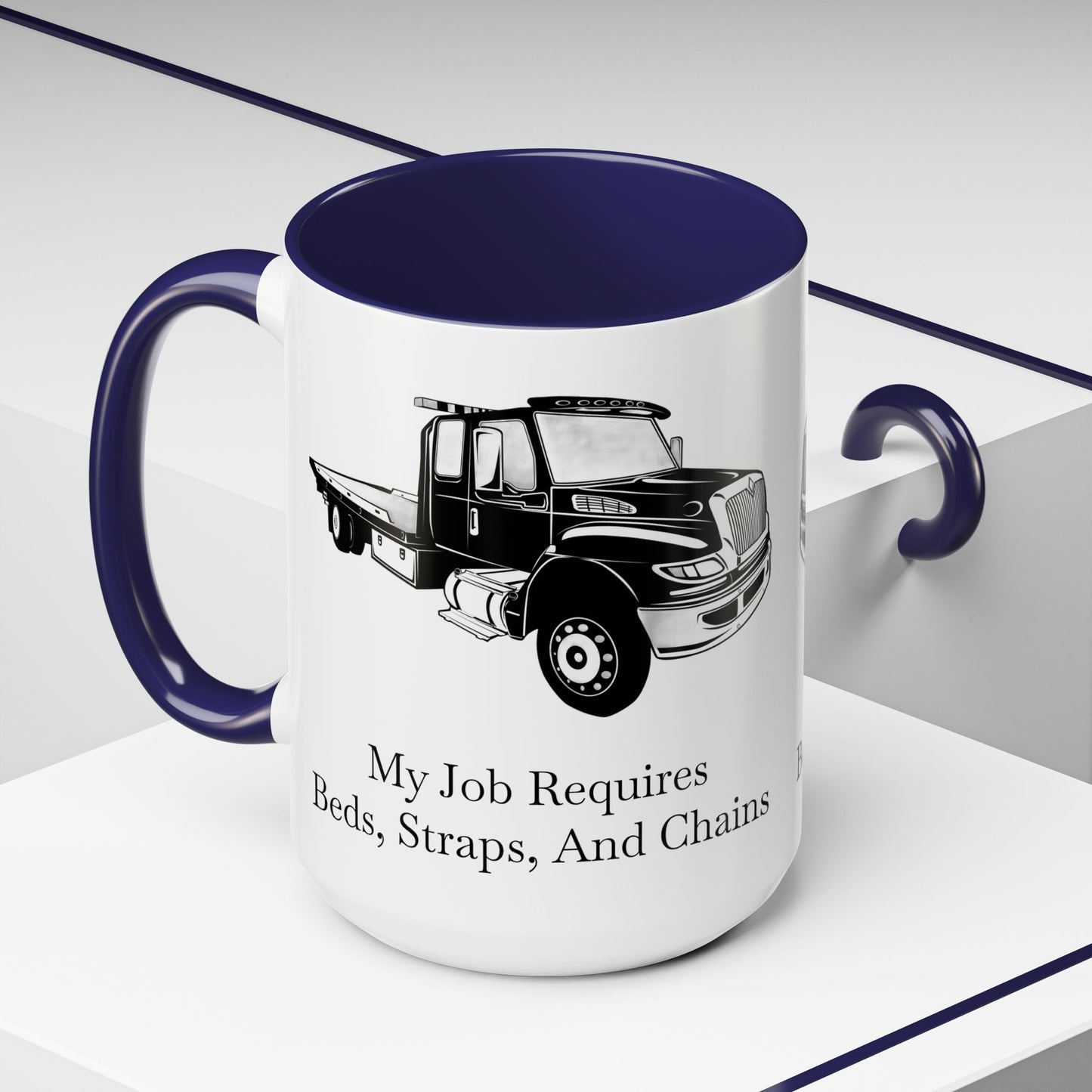 Beds, Straps, And Chains 2-Tone Coffee Mug