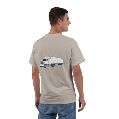 Semi Truck Men's Short-Sleeve Crewneck Tee