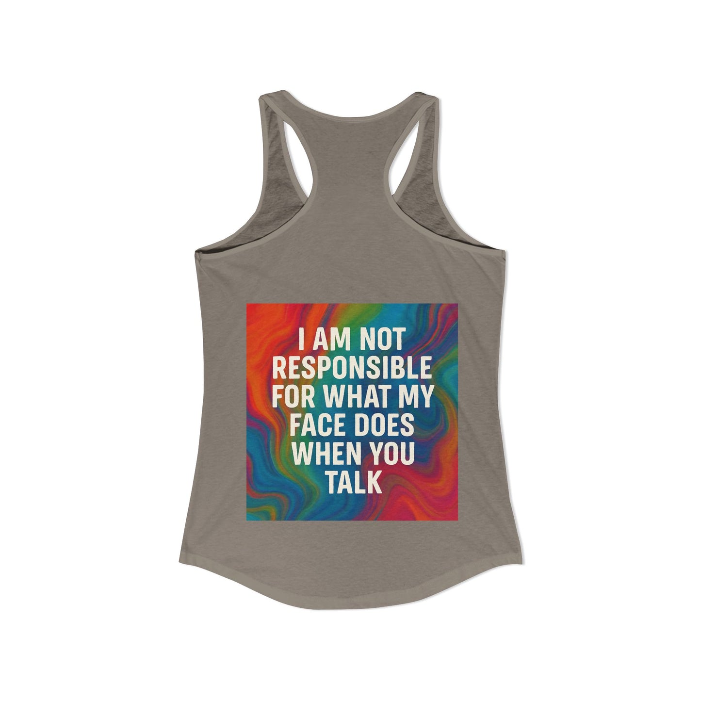 When You Talk Women's Racerback Tank
