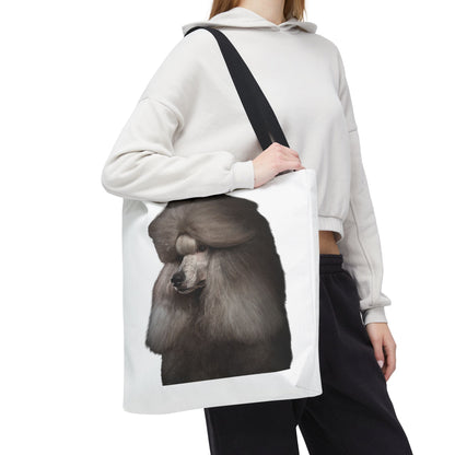Poodle Head Tote Bag