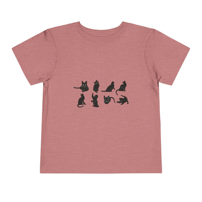 Cats Toddler Unisex Short Sleeve Crewneck Tee