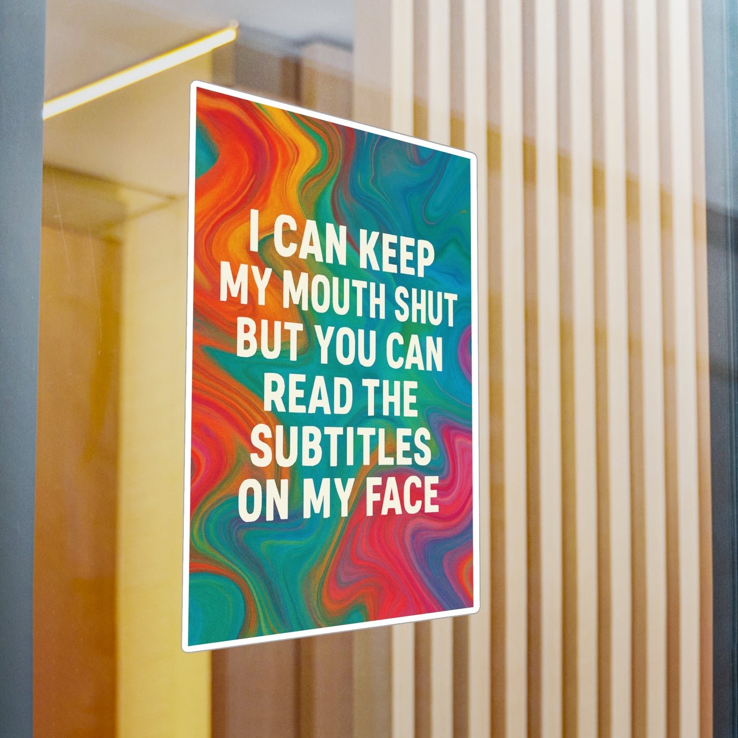 Subtitles Vinyl Decal