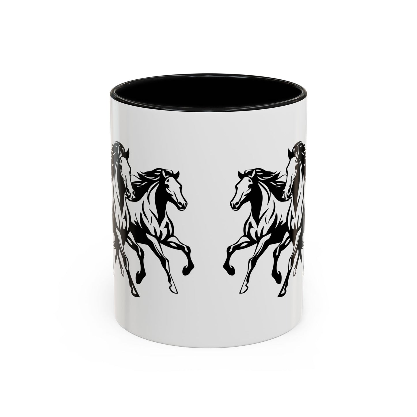 Horsin' Around 2-Tone Coffee Mug