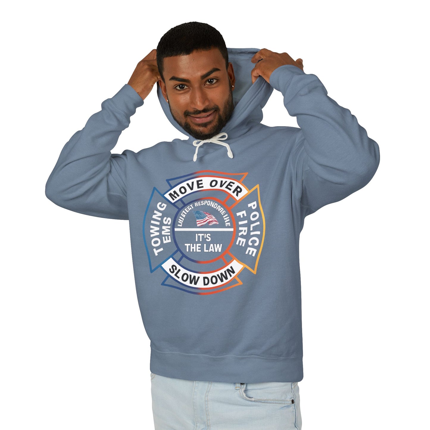 Let First Responders Live Unisex Lightweight Hoodie