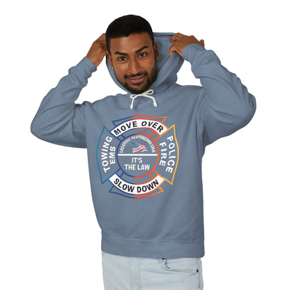 Let First Responders Live Unisex Lightweight Hoodie