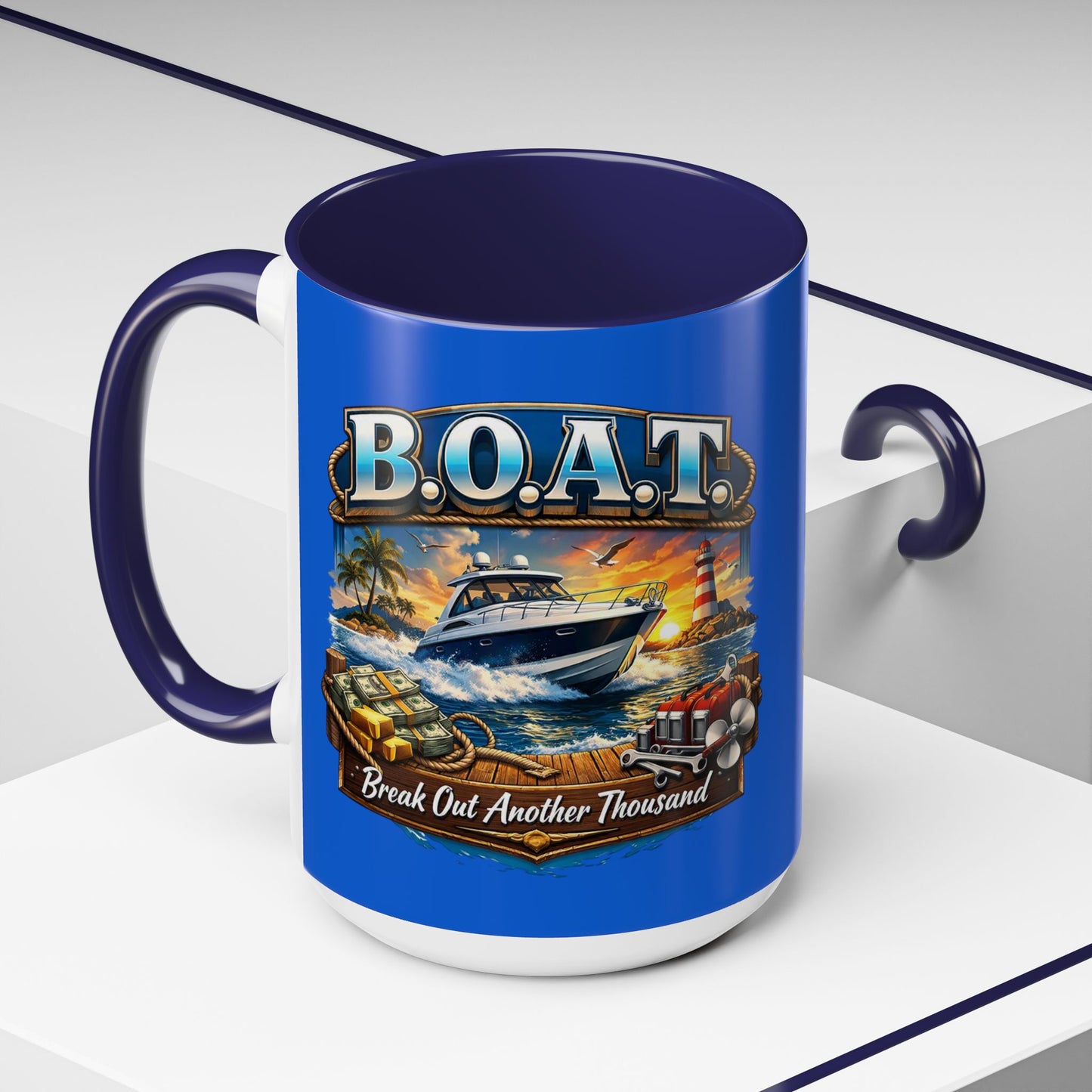 B.O.A.T. 2-Tone Coffee Mug