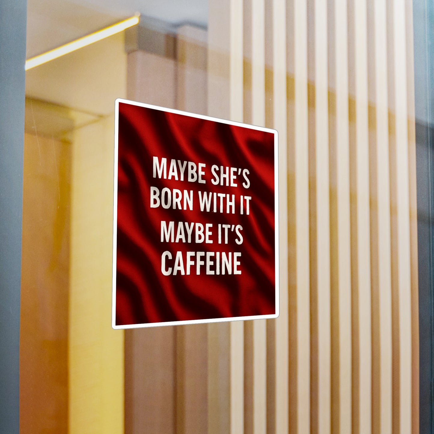 Born With It Vinyl Decal