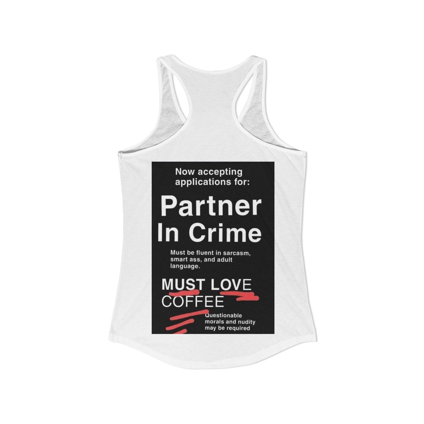 Partner In Crime Women's Racerback Tank