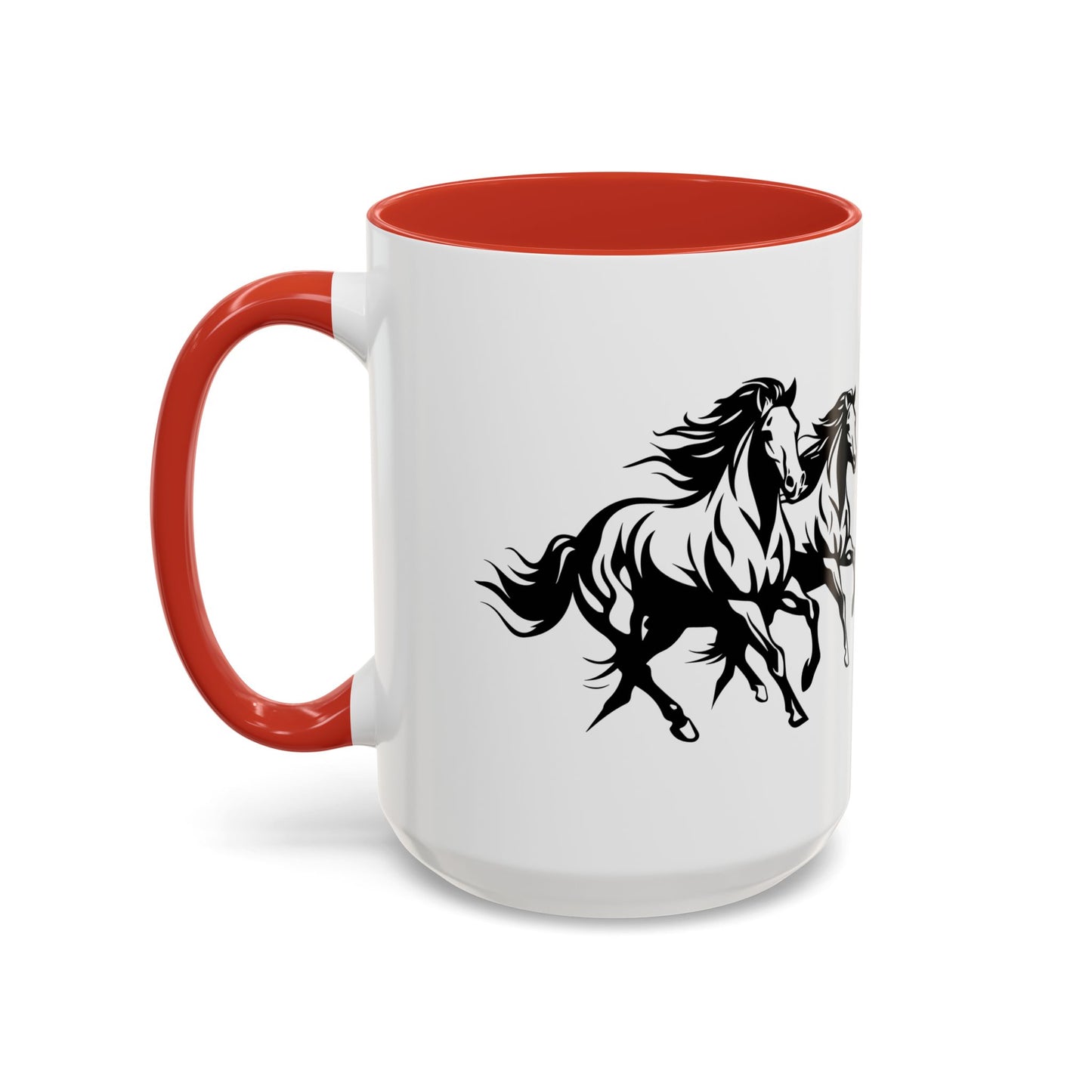 Horsin' Around 2-Tone Coffee Mug