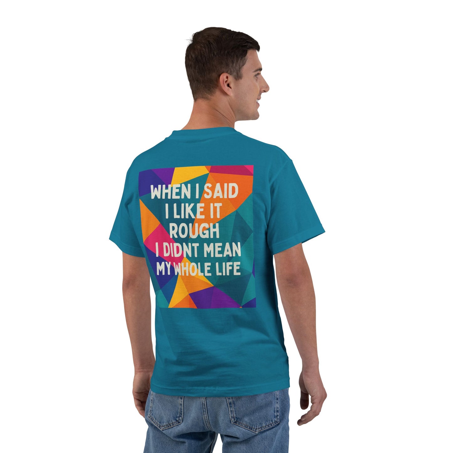 Like It Rough Men's Short-Sleeve Crewneck Tee