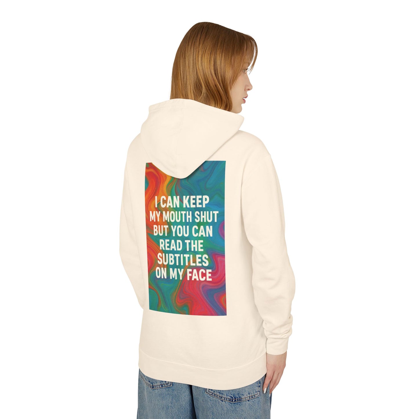Subtitles Unisex Lightweight Hoodie