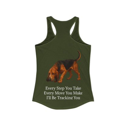 Tracking You Women's Racerback Tank