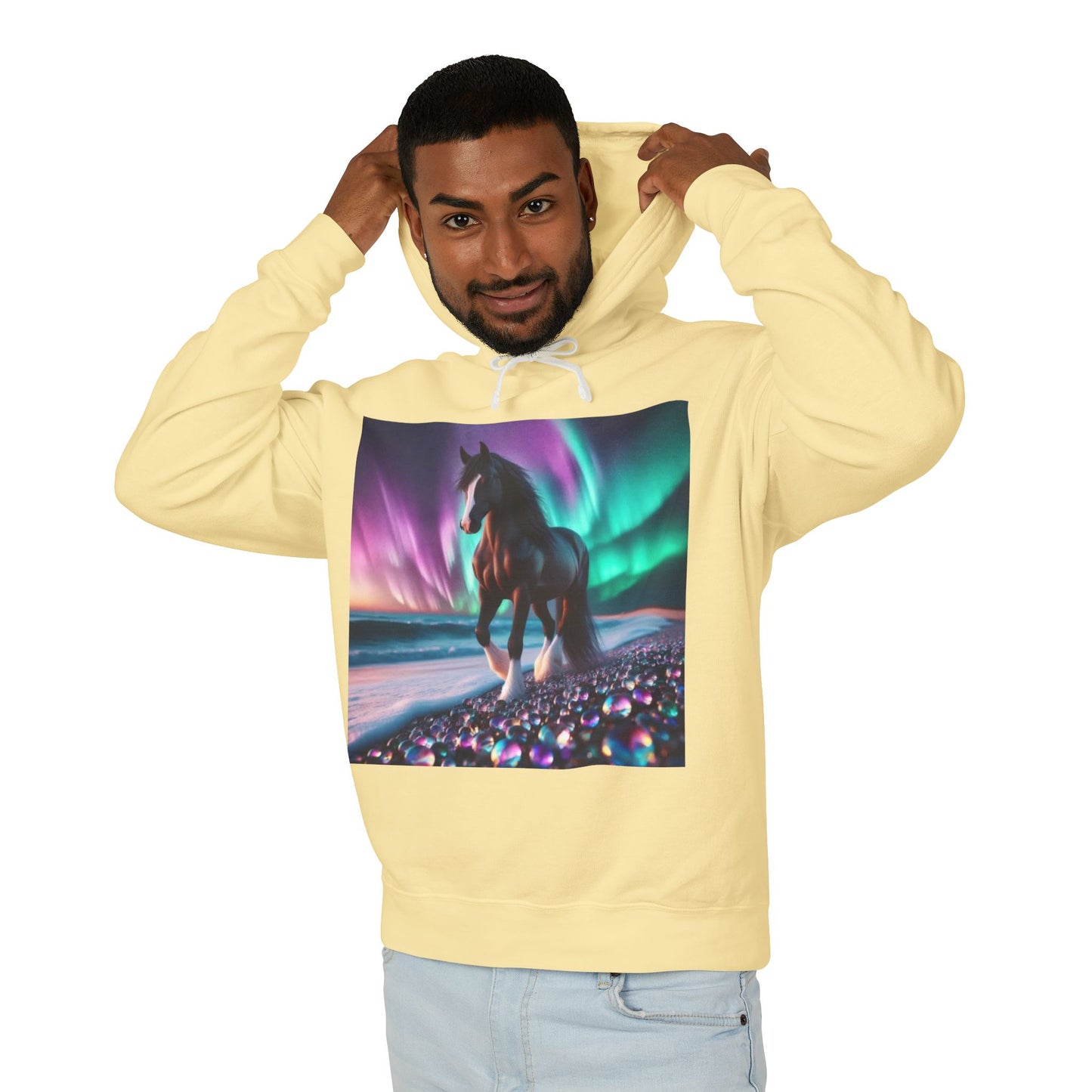 Midnight Magic Unisex Lightweight Hoodie
