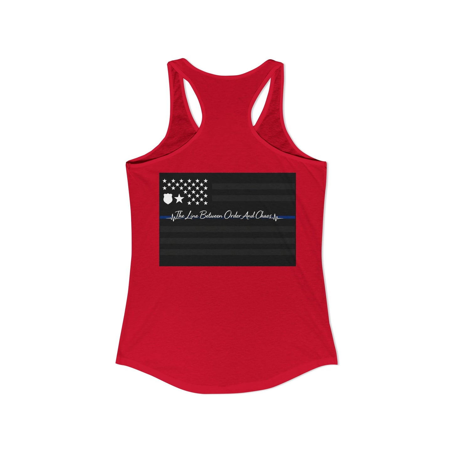 Thin Blue Line Women's Racerback Tank