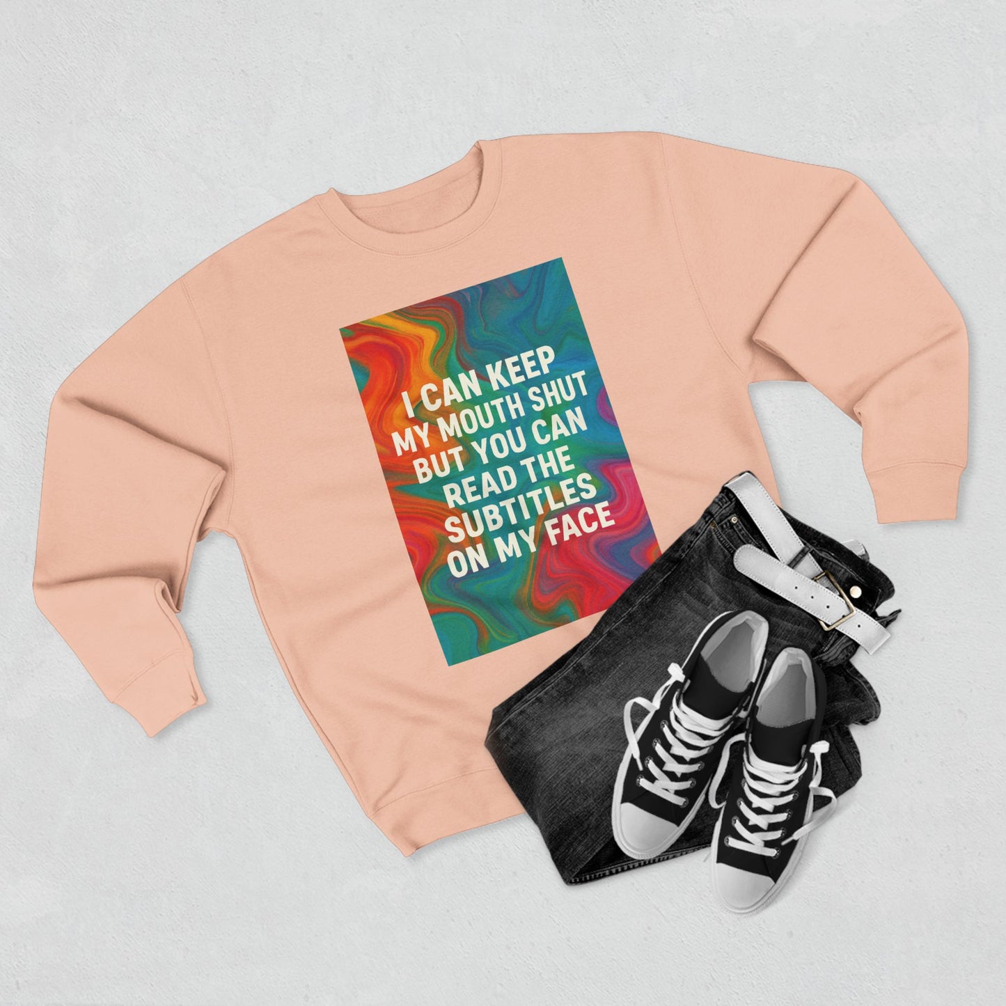Subtitles Unisex Crewneck Sweatshirt