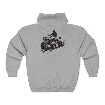 Slingin' Mud Quad Unisex Full Zip Hoodie