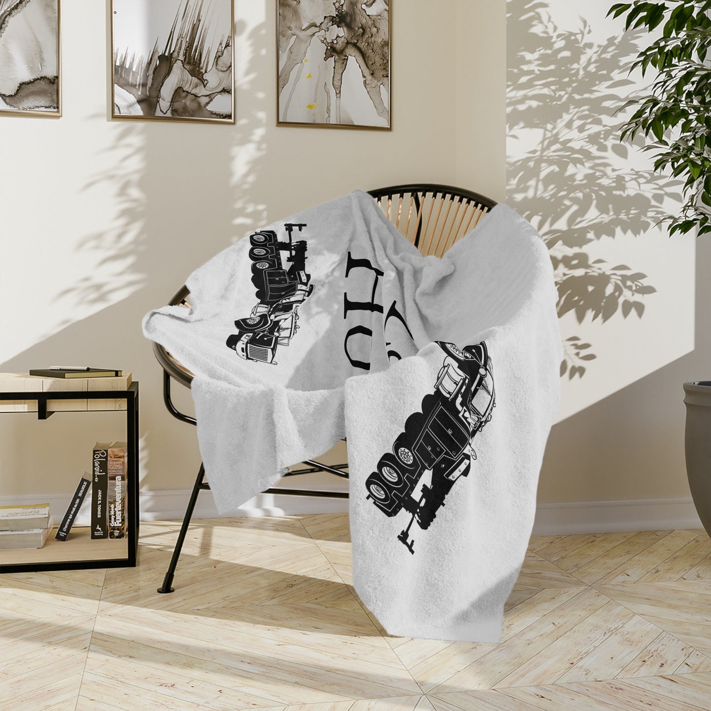 Legal H**ker Heavy Tow Truck Velveteen Microfiber Blanket