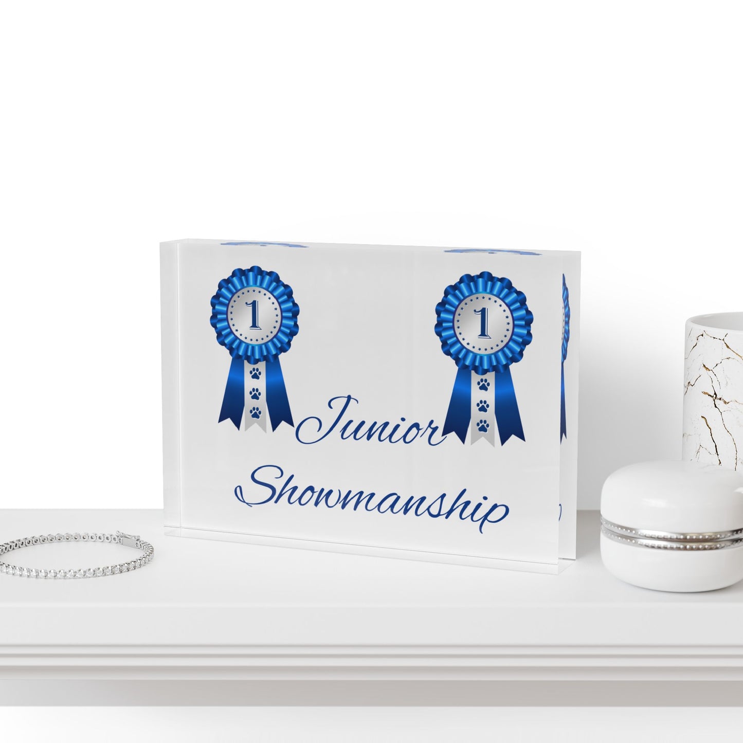 Junior Showmanship Acrylic Photo Block