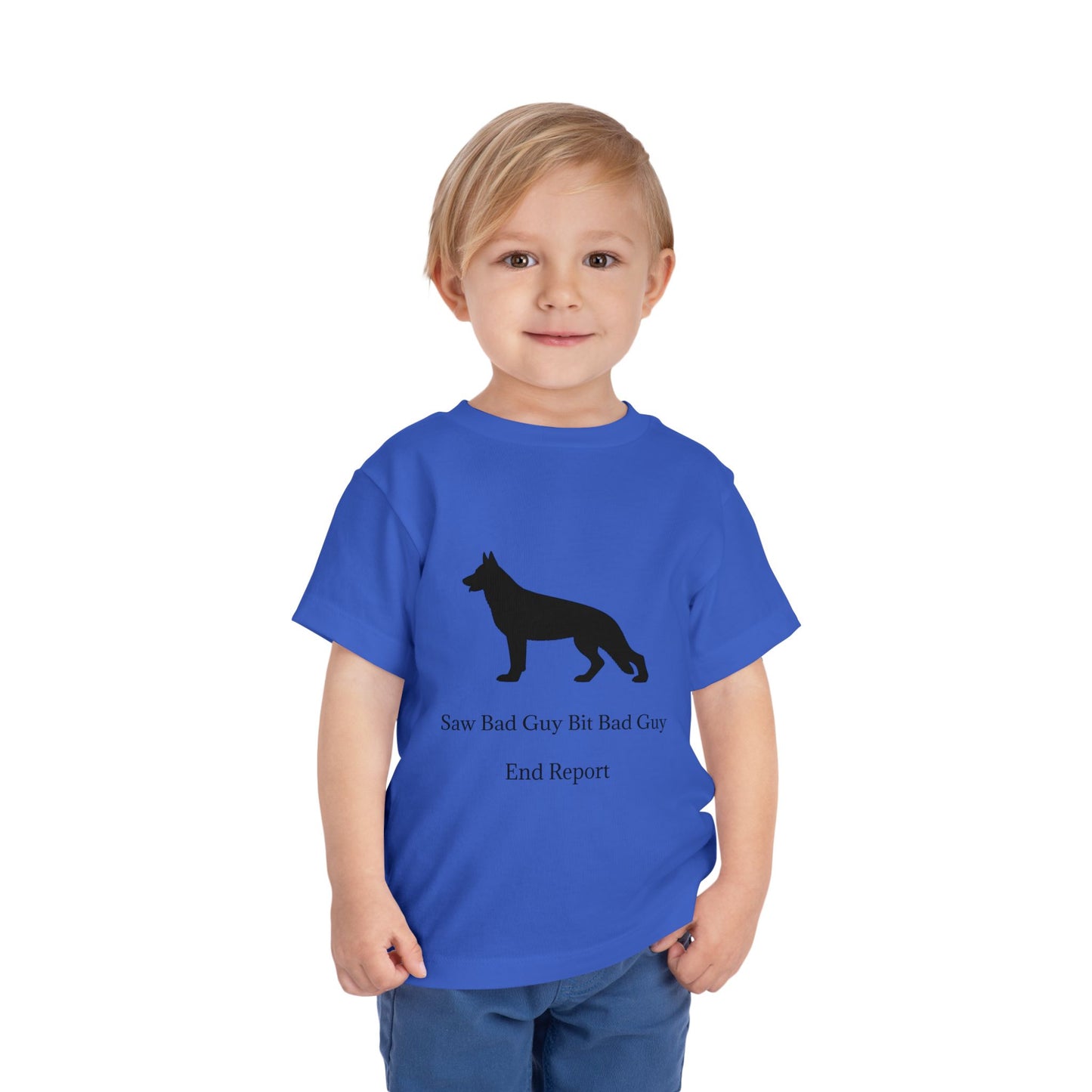 Bad Guy Toddler Unisex Short Sleeve Crewneck Tee