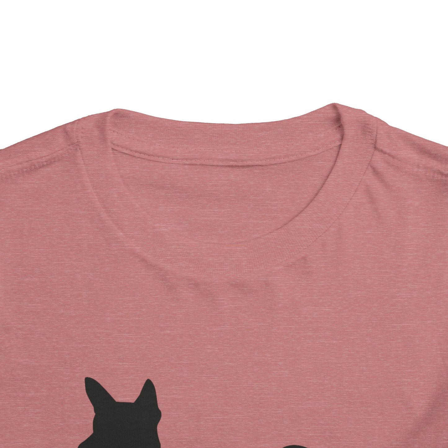 Basenji Silhouette Toddler Unisex Short Sleeve Crewneck Tee