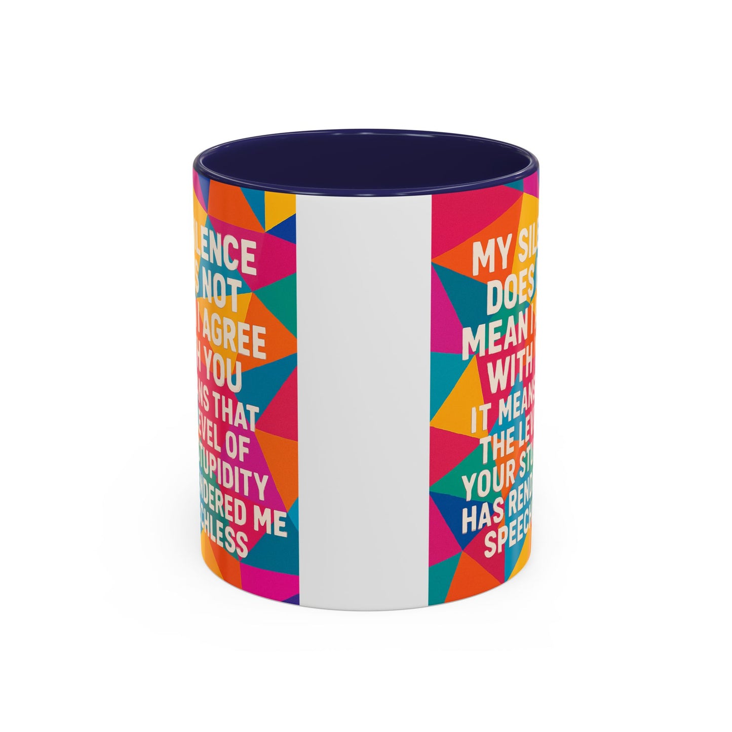 Speechless 2-Tone Coffee Mug