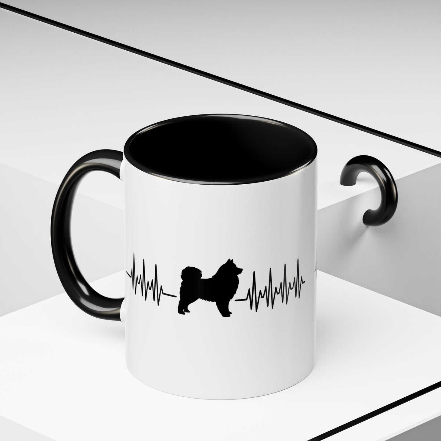 My Heart Beats For Samoyeds 2-Tone Coffee Mug