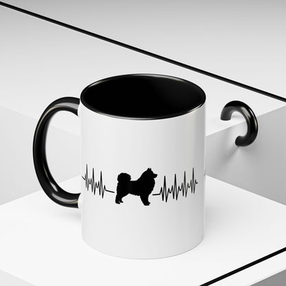 My Heart Beats For Samoyeds 2-Tone Coffee Mug