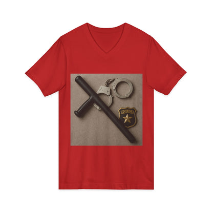 Law Enforcement Appreciation Unisex Short Sleeve V-Neck Tee
