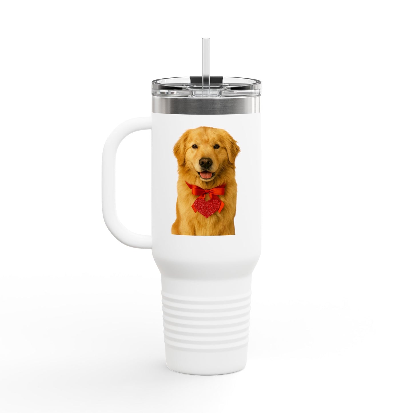 Cupid's Companion Golden Insulated Travel Mug