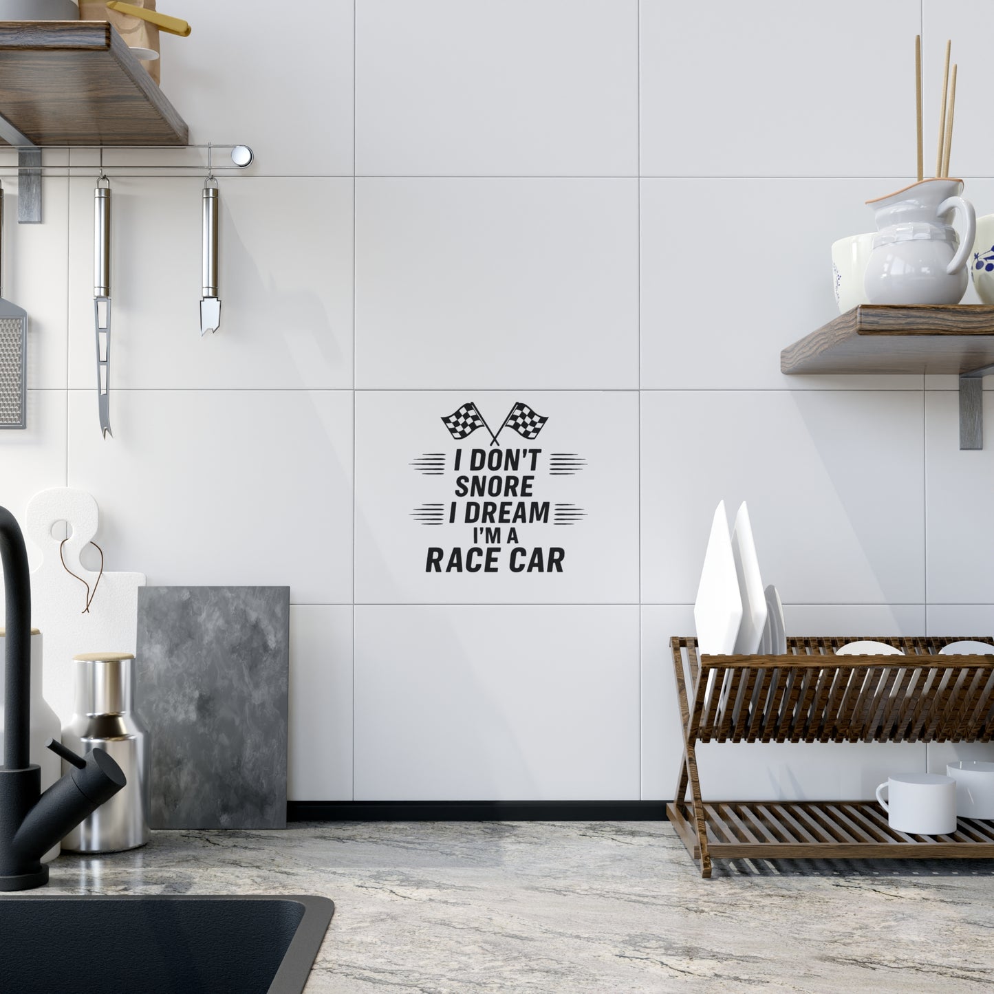 I Don't Snore Ceramic Photo Tile