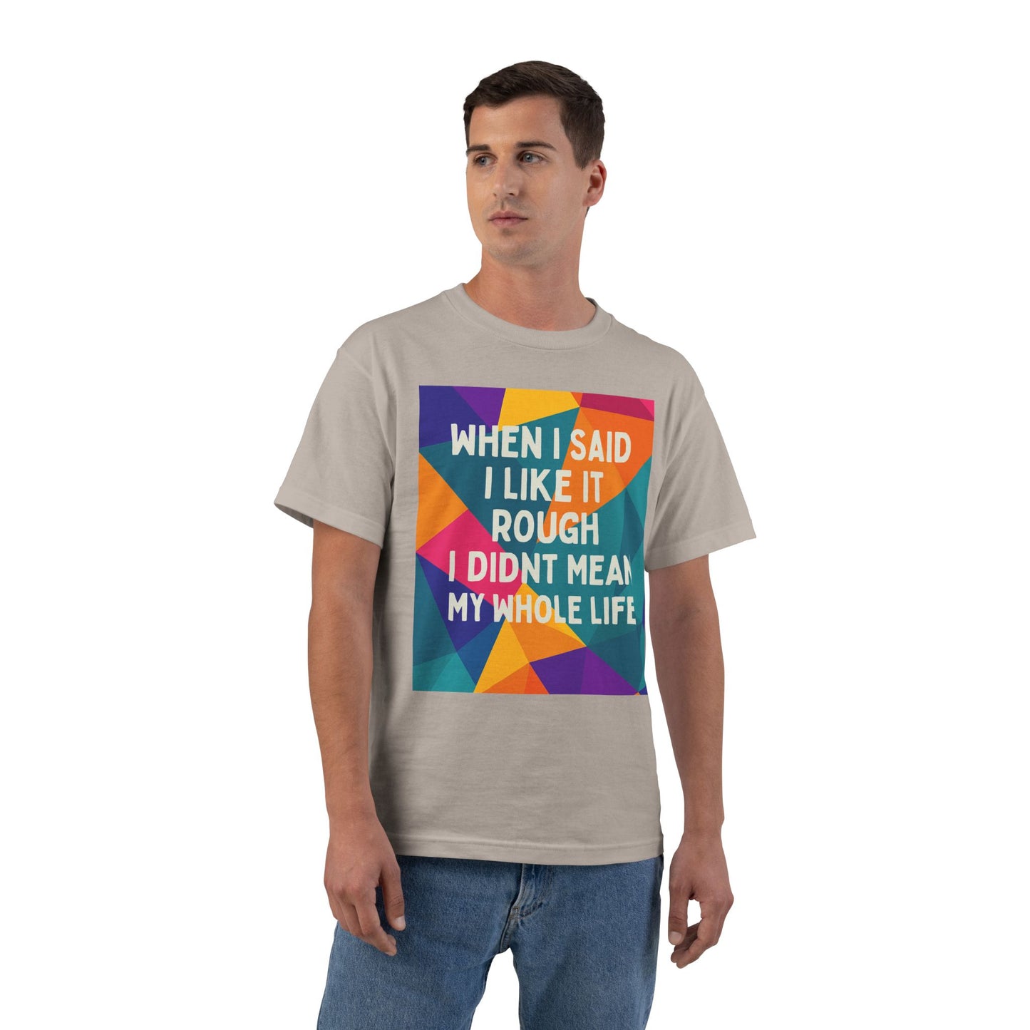 Like It Rough Men's Short-Sleeve Crewneck Tee