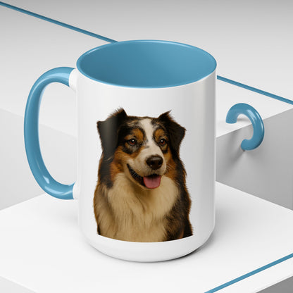 Aussie Head 2-Tone Coffee Mug