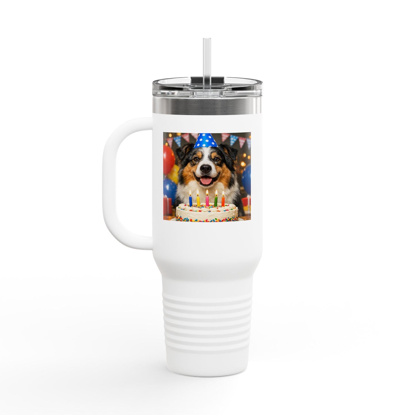 Birthday Buddy Aussie Insulated Travel Mug