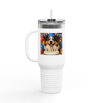 Birthday Buddy Aussie Insulated Travel Mug