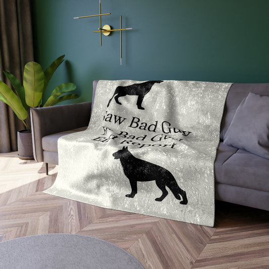 Bad Guy Crushed Velvet Blanket
