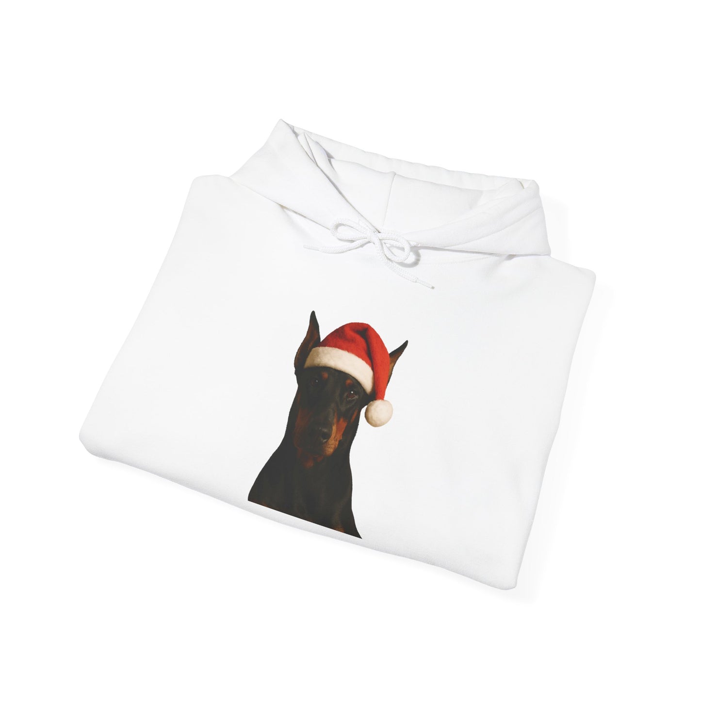 Santa Paws Doberman Unisex Hoodie