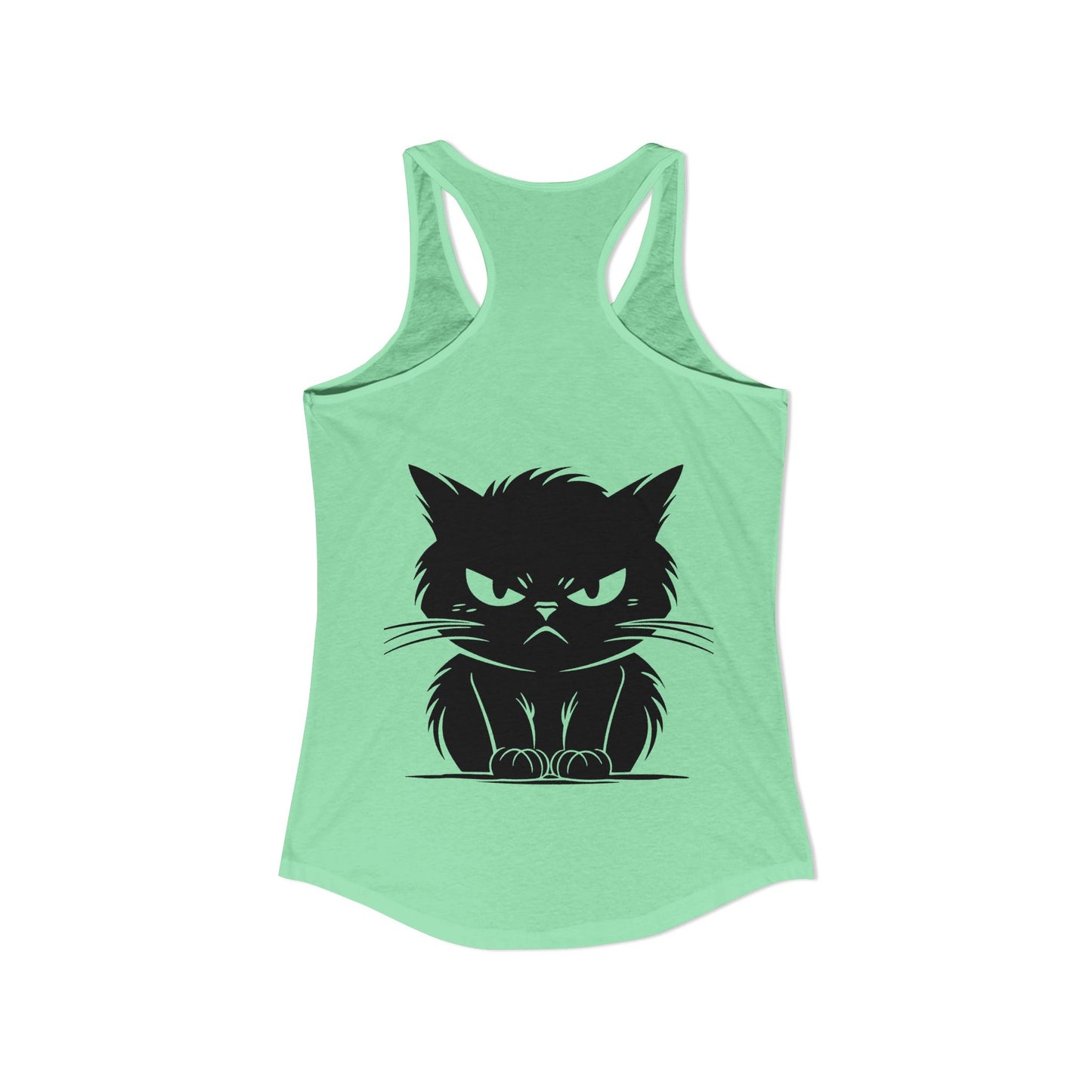 Angry Cat Women's Racerback Tank