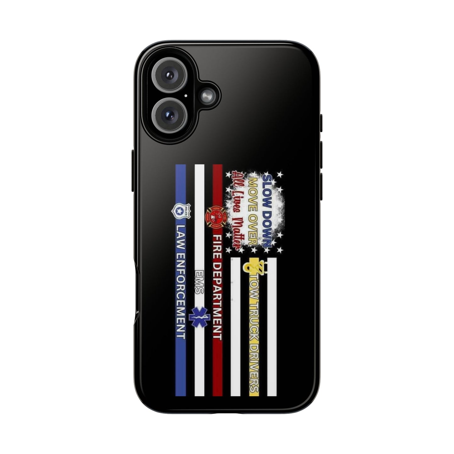 Slow Down Move Over Flag iPhone Case