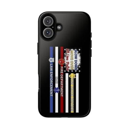 Slow Down Move Over Flag iPhone Case