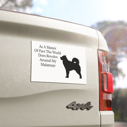 Matter Of Fact Malamute Indoor/Outdoor Magnet