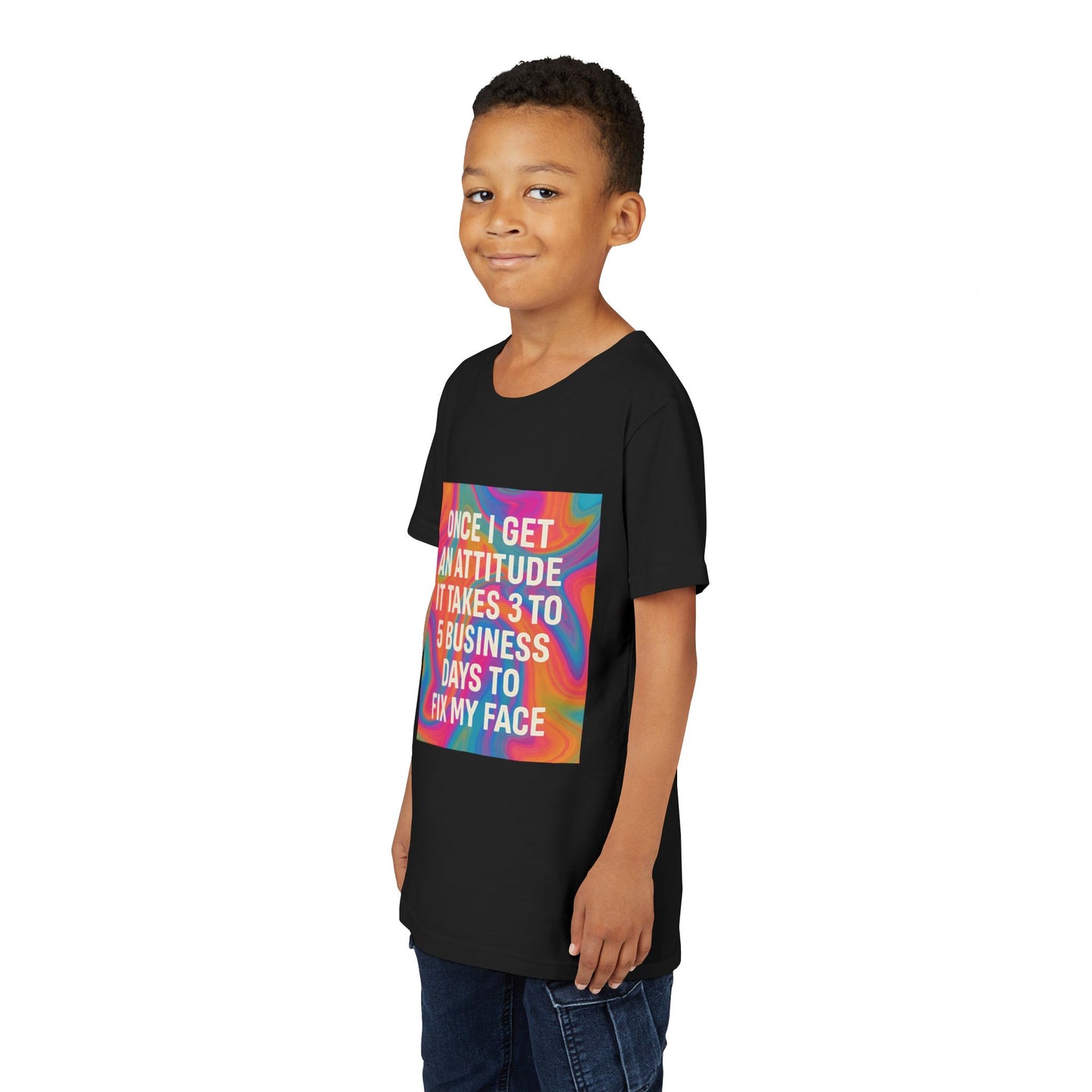 Fix My Face Youth Unisex Short Sleeve Crewneck Tee