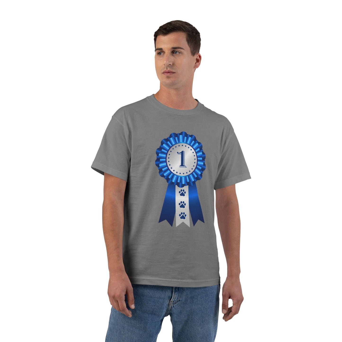 Show Ribbon Men's Short-Sleeve Crewneck Tee