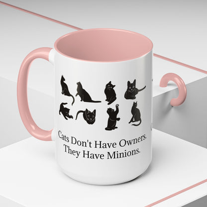 Cat Minions 2-Tone Coffee Mug