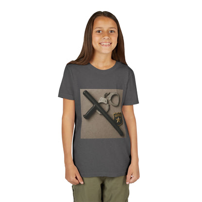 Law Enforcement Appreciation Youth Unisex Short Sleeve Crewneck Tee