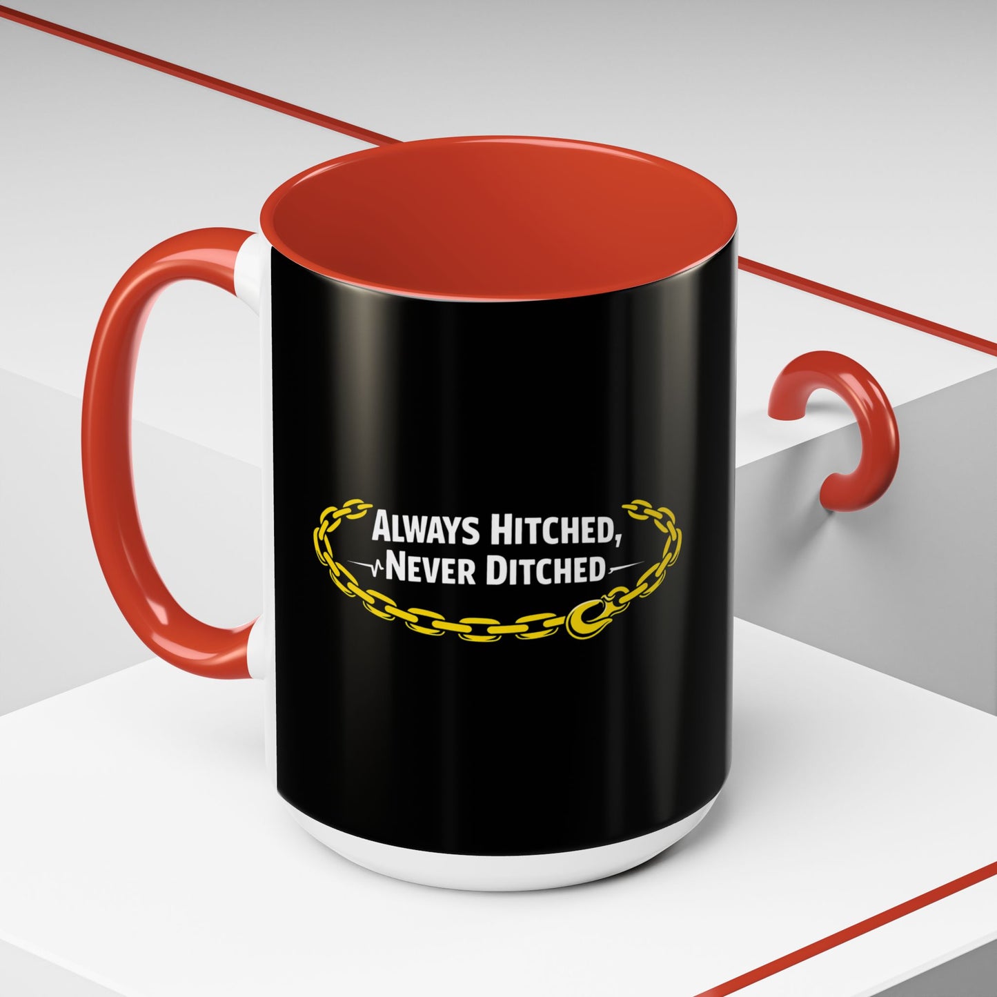 Always Hitched 2-Tone Coffee Mug