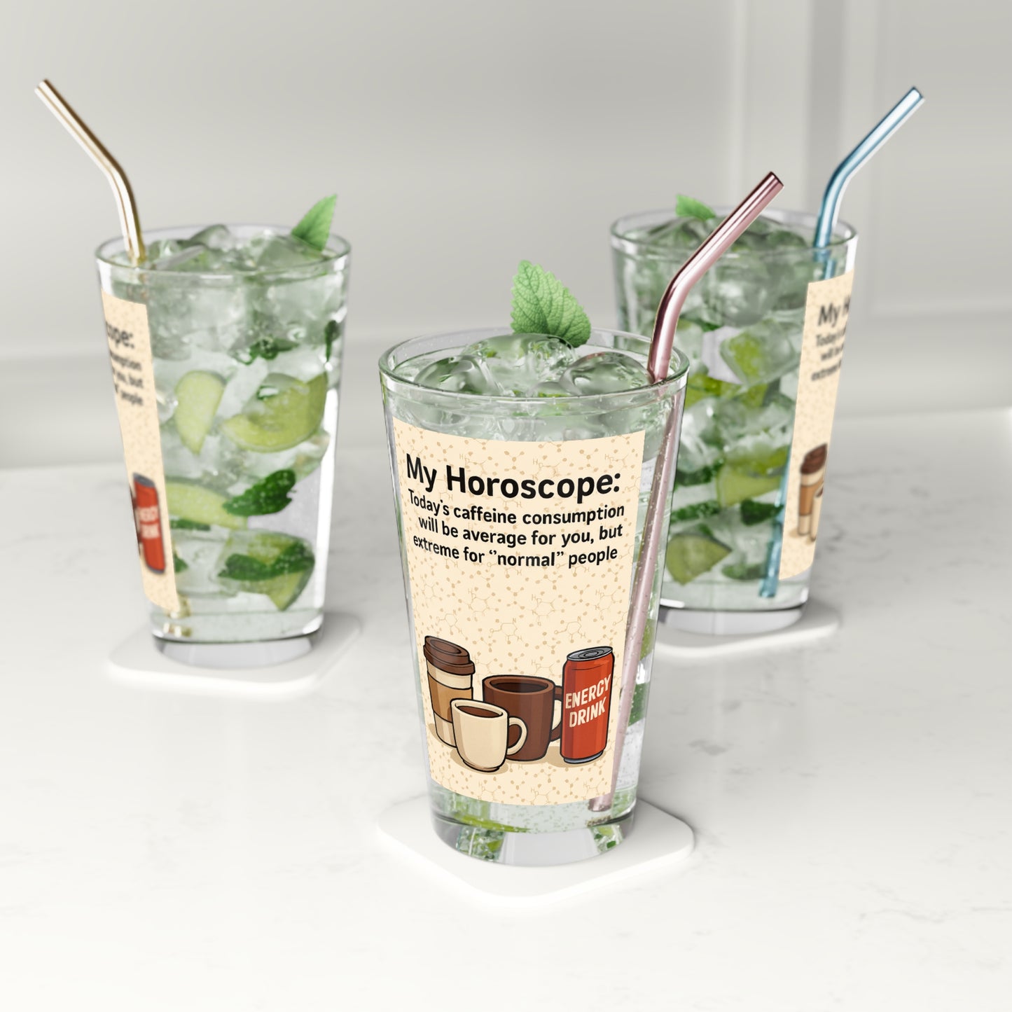 Today's Horoscope Drinking Glass