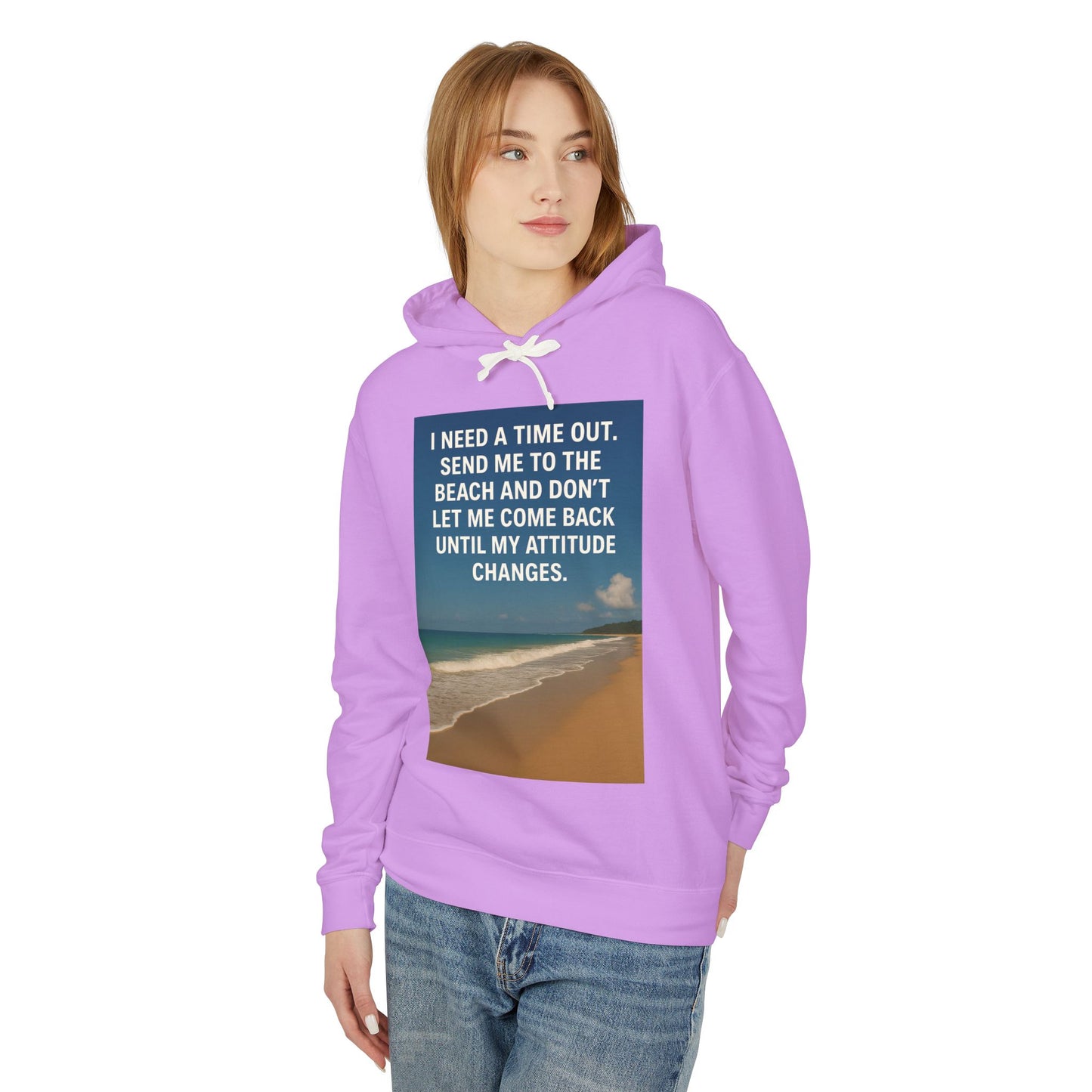 Time Out Unisex Lightweight Hoodie