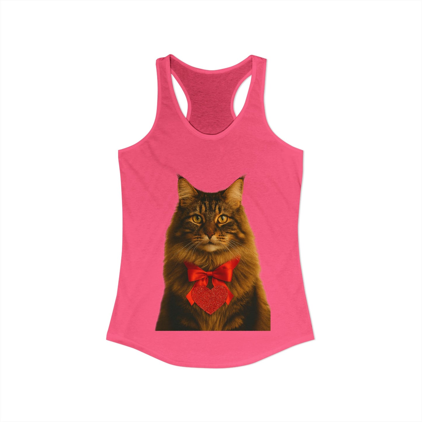 Cupid's Companion Cat Women's Racerback Tank