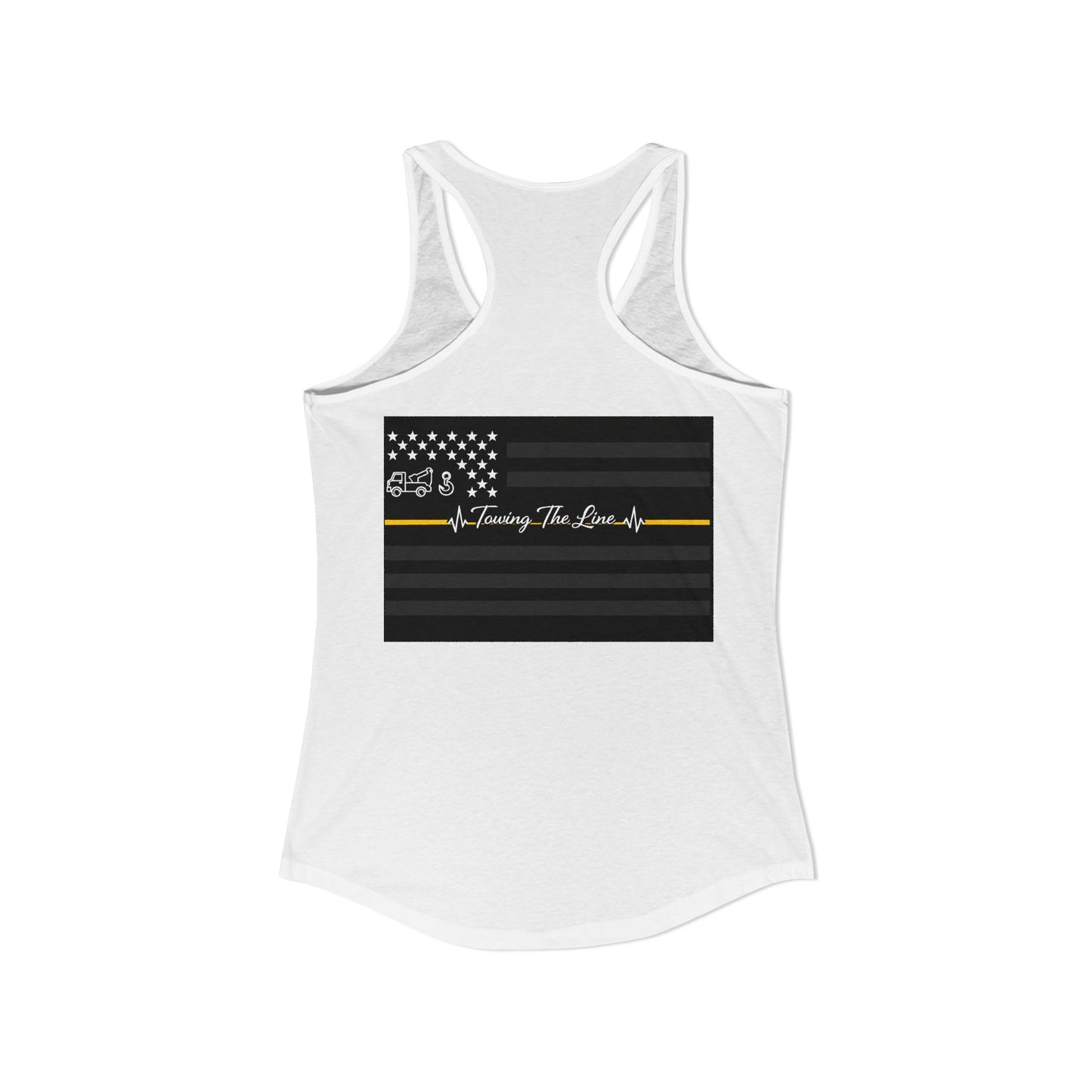 Thin Yellow Line Women's Racerback Tank